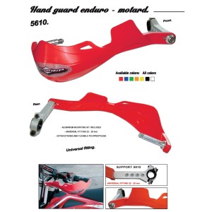 PROGRIP OSŁONY RĄK PG5610 MOCOWANE DWUPUNKTOWO KOLOR ZIELONY