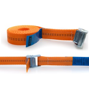 BIKETEC PAS TRANSPORTOWY 35MM/4MB z klamrą samozaciskową kolor pomarańczowy (HOMOLOGACJA)