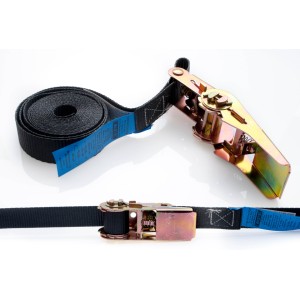 biketec pas transportowy 25mm/3mb z napinaczem 1- częściowy kolor czarny (homologacja)