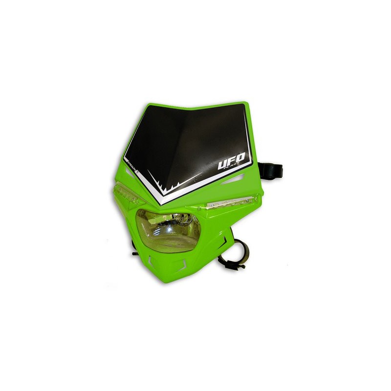 UFO Lampa Stealth Homologowana z Kierunkami LED Kolor Zielony