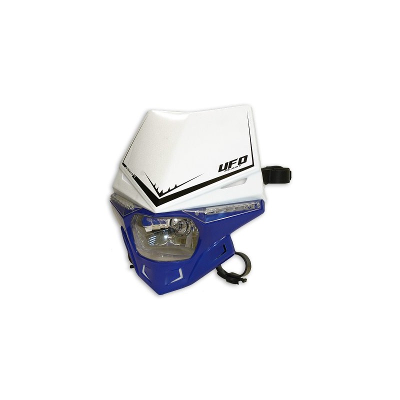 ufo lampa bicolor stealth homologowana led kolor niebieski