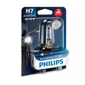 PHILIPS Żarówka Motocyklowa H7 12V 55W Racing Vision Moto +200%