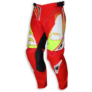 UFO Spodnie Sequence Made in Italy Kolor Czerwony/Biały/Zielony Rozmiar S - Wyprzedaż