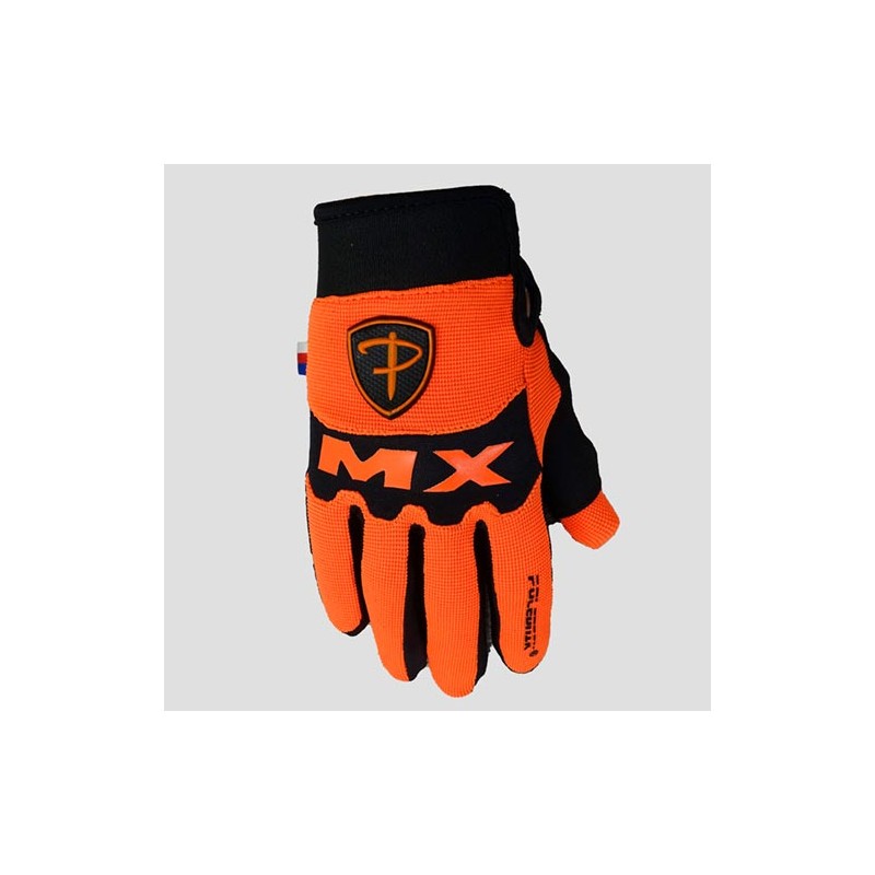 Rękawice Cross POLEDNIK MX II Baby/Junior/Kid Pomarańczowe Rozmiar 4