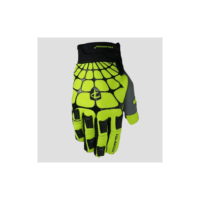 RĘKAWICE / RĘKAWICZKI CROSS MODEL WEB MX KOLOR CZARNY/ŻÓŁTY FLUO ROZMIAR XL