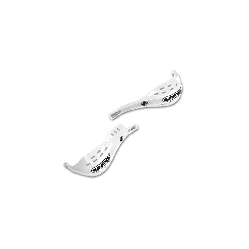 UFO OSŁONY RĄK (HANDBARY) ALU JUMPY KOLOR BIAŁY (Z MOCOWANIAMI 22MM) - WYPRZEDAŻ