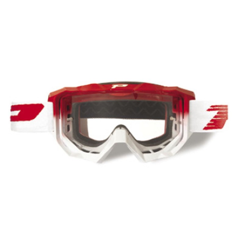 PROGRIP GOGLE PG3200-130 TR VENOM KOLOR CZERWONY/BIAŁY - Szyba PG3210 Antiscratch, No Fog, Anti UV