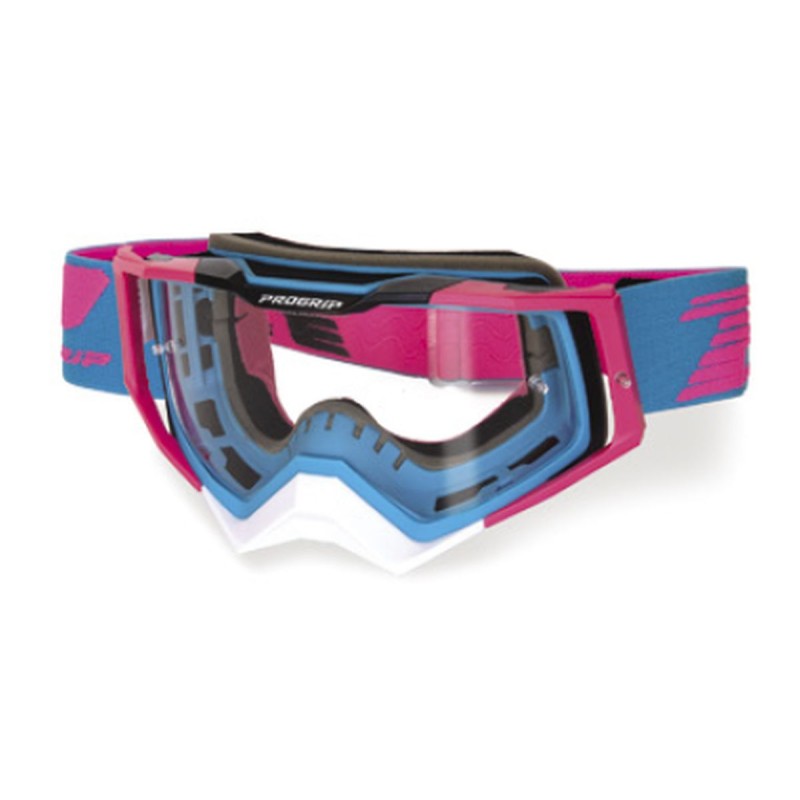 PROGRIP GOGLE PG3309-382 TR RAPID NIEBIESKI/RÓŻOWY/BIAŁY