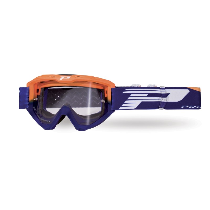 Okulary PROGRIP PG3450-275 LS RIOT Pomarańczowo-Niebieskie - PROMOCJA
