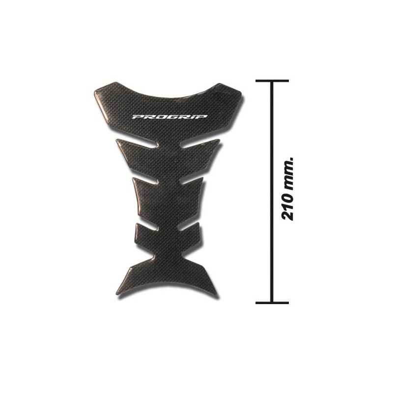 PROGRIP TANK PAD PG5005 (210MM) CARBON DUŻY (PG5005CA) (5005-189) - Naklejka ochronna na zbiornik motocykla