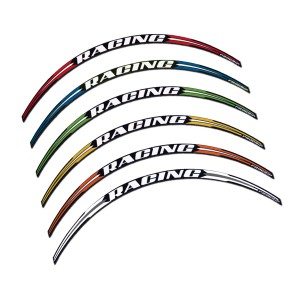 Taśma ozdobna na felgi PROGRIP Racing kolor fluo żółty