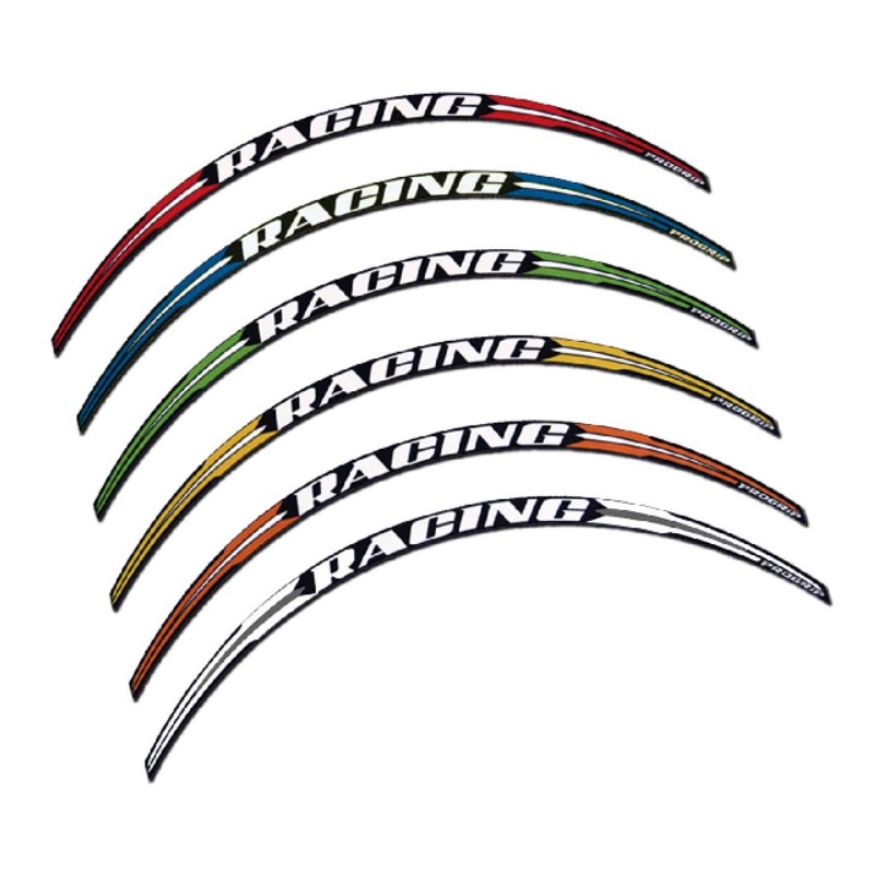 PROGRIP TAŚMA OZDOBNA NA FELGI RACING KOLOR ZIELONY - Wyprzedaż