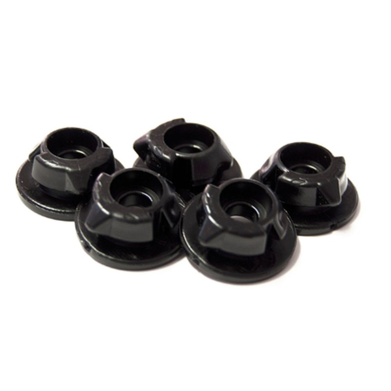 Zatrzaski mocowania boczków i pokrywy filtra powietrza KTM SX 85 '18-'23 - czarne (5 szt.)