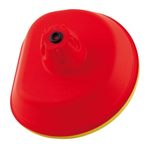 Pokrywa filtra powietrza do mycia motocykla Honda CRF 250R '10-'17, CRF 450R '09-'16 - czerwono-żółta