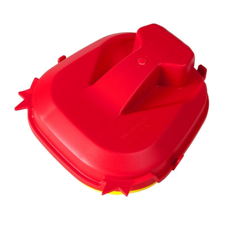 Pokrywa filtra powietrza do mycia motocykla Honda CRF 450R/RX '21 - czerwono-żółta