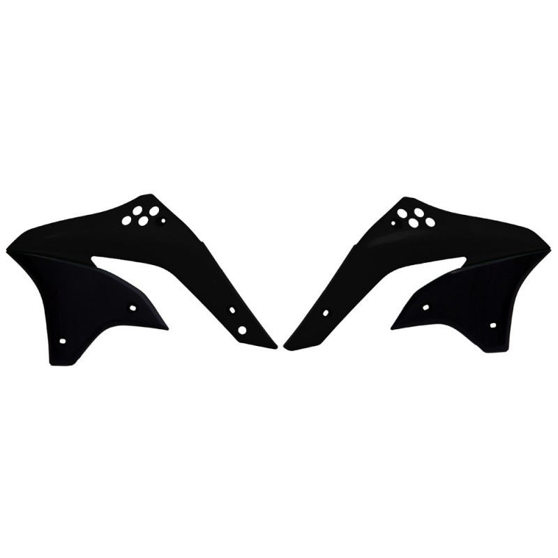 Osłony chłodnicy Kawasaki KXF 450 (06-08) - RACETECH (RTECH) - kolor czarny