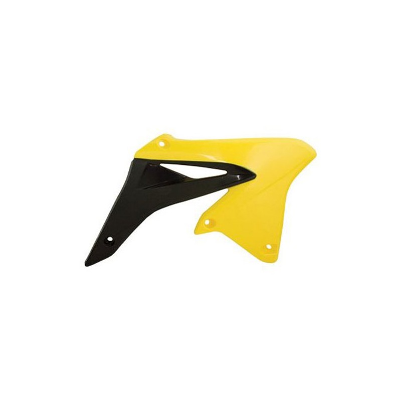 Osłony chłodnicy Suzuki RMZ 250 (07-09) w kolorze żółtym - RACETECH (RTECH) CVRMZGI2507