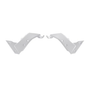 Boczki środkowe RACETECH (RTECH) do Yamaha T7 Tenere 700 '19-'24 - Kolor biały