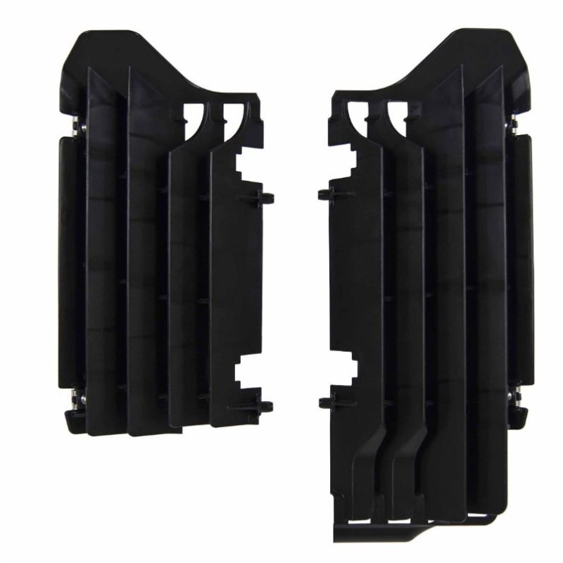 Osłony wlotów chłodnic powiększonych Suzuki RMZ 450 '18-'23 - kolor czarny