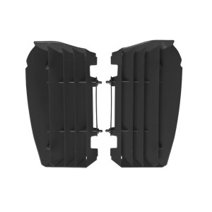 Osłony wlotów chłodnic powiększonych Yamaha YZ 125/250 '22-'23, YZ 125X/250X '23 - RACETECH (RTECH) - kolor czarny