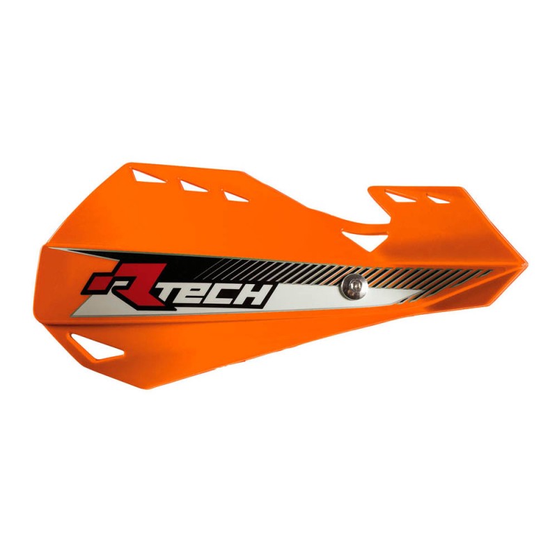 Osłony Rąk RACETECH (RTECH) Dual Evo Pomarańczowe z Mocowaniami do Kierownicy