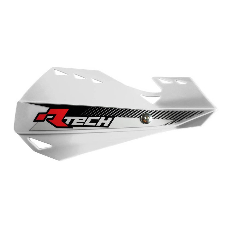Osłony Rąk RACETECH (RTECH) Dual Evo Biały - Mocowania do Kierownicy