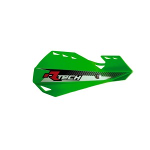 Osłony Rąk RACETECH RTECH Dual Evo Zielone z Mocowaniami do Kierownicy