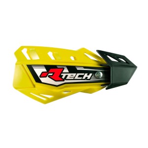 Osłony Rąk RACETECH (RTECH) FLX Cross/Enduro Żółte - Mocowania do Kierownicy i Manetek