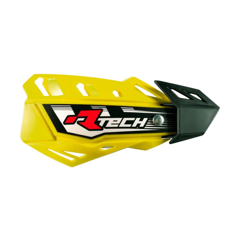 Osłony Rąk RACETECH (RTECH) FLX Cross/Enduro Żółte - Mocowania do Kierownicy i Manetek
