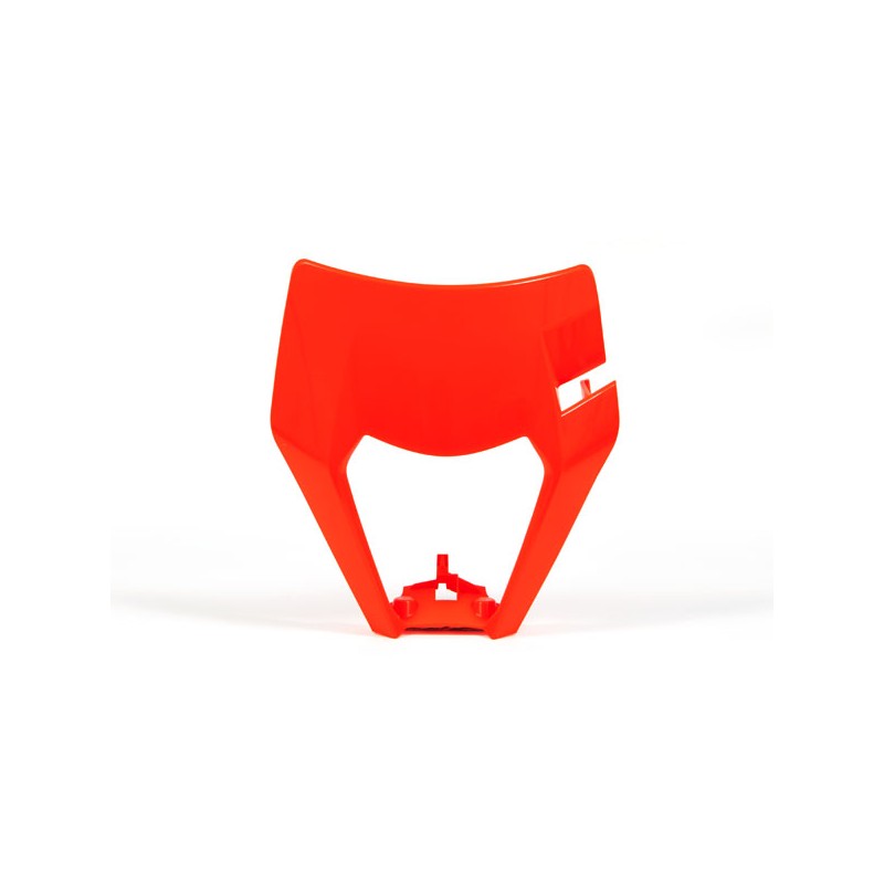 Osłona lampy przód KTM EXC/EXCF 17-19 pomarańczowy fluo RTECH