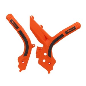 Osłony Ramy RTECH Bi-Material Super Grip KTM SX/SXF 19-21