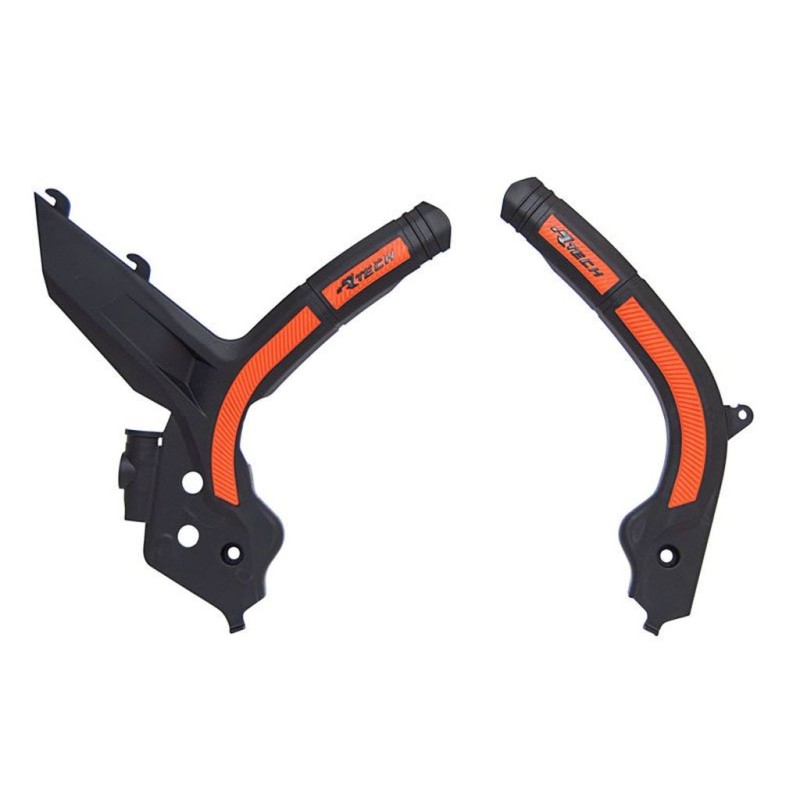 Osłony ramy RACETECH (RTECH) KTM SX 125/150/250 '19-21, SXF 250/350/450 '19-21, SXF 450 '18-