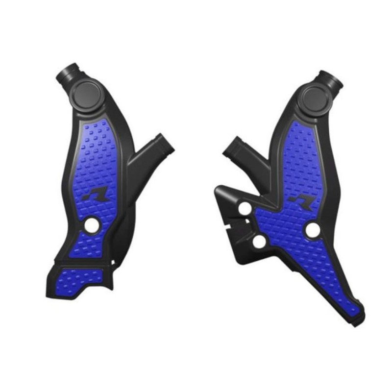 Osłony ramy RACETECH (RTECH) T7 Revolution Yamaha Tenere 700 '19-'24 - Czarno-niebieskie