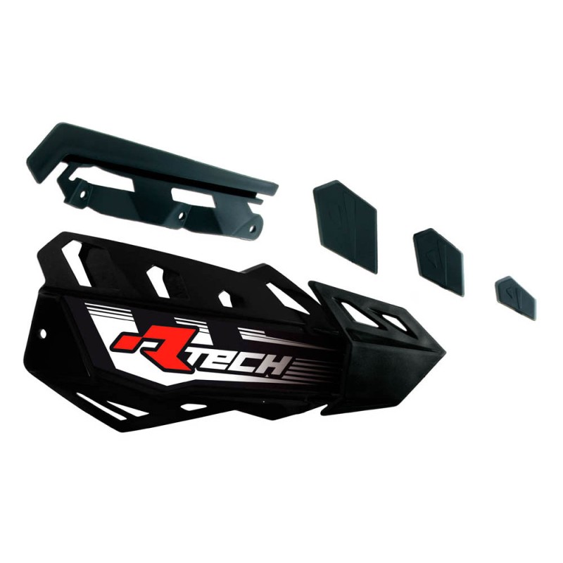 RACETECH (RTECH) Plastiki zamienni do osłon rąk FLX / ALU / ATV - Kolor czarny