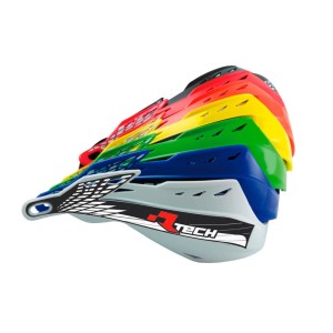 Plastiki zamiennik do osłon rąk RACETECH (RTECH) Gladiator Easy/Alu - kolor czerwony