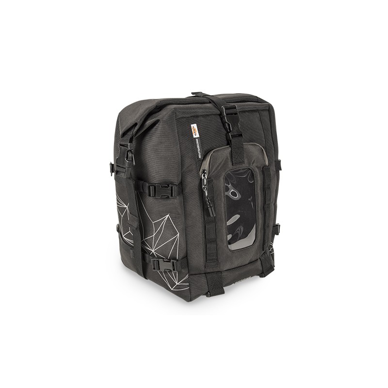 KAPPA TORBA (TANKBAG) NA ZBIORNIK MAGNETYCZNA LUB PLECAK 20L KOLOR CZARNY (INSPIRING ADVENTURE)