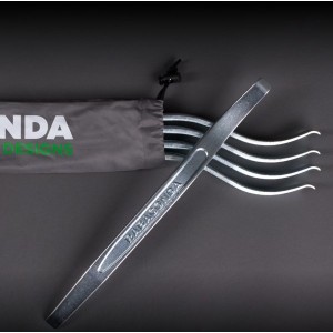 RABACONDA ŁYŻKI DO ZMIANY OPON (KOMPLET 5 SZTUK) 380MM, PRO TYRE LEVER SET