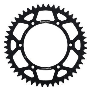SUPERSPROX ZĘBATKA TYLNA ALUMINIOWA 7075-T6 (ERGAL) 270 48 YAMAHA YZ/YZF '99-'18 (JTR251.48) (JTR245/2.48) KOLOR CZARNY