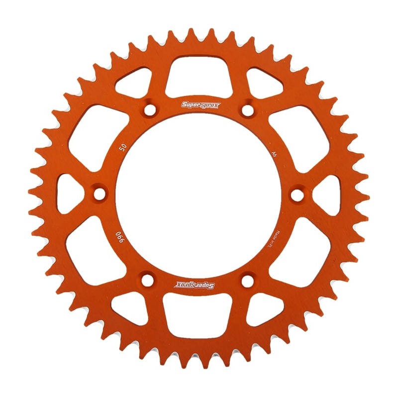Zębatka tylna aluminiowa 7075-T6 KTM SX/EXC 51T pomarańczowa