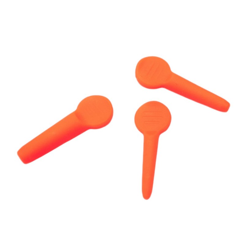 Zatyczki do przewodów paliwowych i olejowych - zestaw 3 rozmiary - kolor pomarańczowy