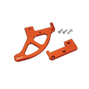 Osłona aluminiowa tylnej tarczy hamulcowej KTM SX/SXF '04-'18, EXC/EXCF '04-'19 pomarańczowa