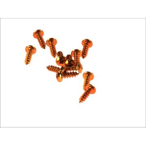 Zestaw śrub owiewki M6x22 (12 szt.) pomarańczowy - V PARTS (VICMA) RC620NO