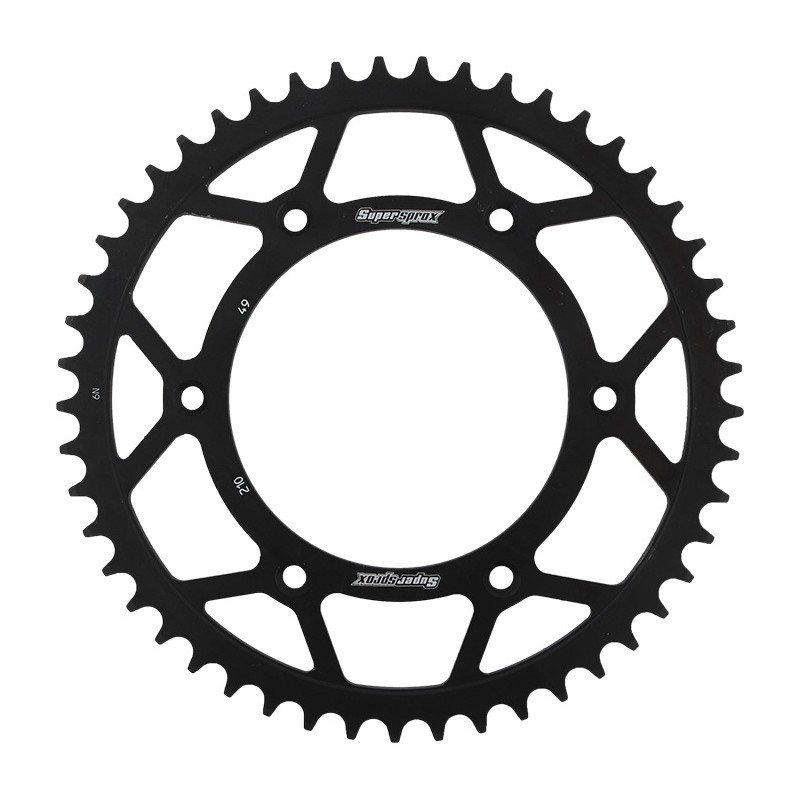 SUPERSPROX ZĘBATKA TYLNA 289 49 HONDA CR/CRF/XR '83-'16 (JTR210.49) KOLOR CZARNY STALOWA