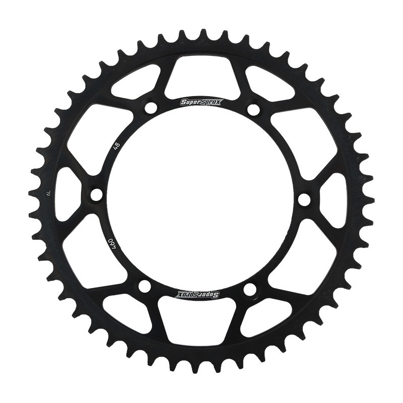 SUPERSPROX ZĘBATKA TYLNA 489 48 KAWASAKI KX/KXF `84-18 (JTR460.48) KOLOR CZARNY STALOWA