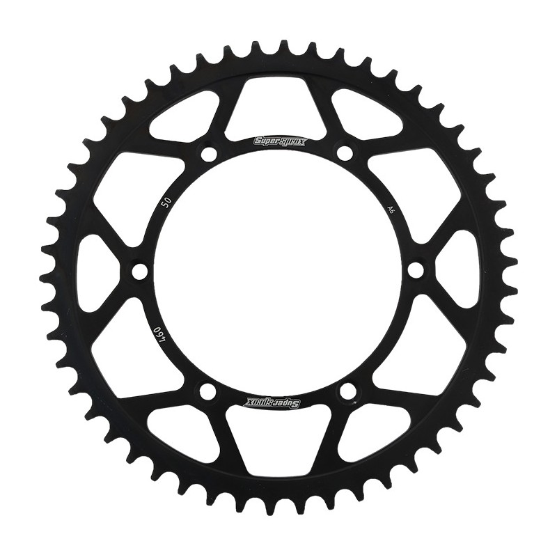 SUPERSPROX PROMOCJA ZĘBATKA TYLNA 489 50 KAWASAKI KX/KXF `84-18 (JTR460.50) KOLOR CZARNY STALOWA
