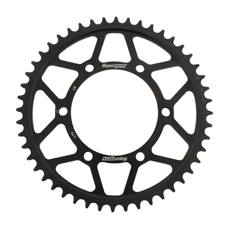 SUPERSPROX ZĘBATKA TYLNA 241 48 YAMAHA R6 '03-'10 (JTR479.48) (ŁAŃC. 530) KOLOR CZARNY STALOWA