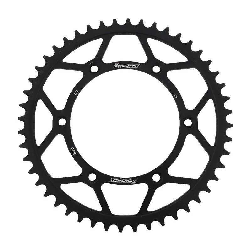 SUPERSPROX ZĘBATKA TYLNA 808 48 SUZUKI DRZ 400 \'00-\'24 (JTR808.48) (KOLOR CZARNY STALOWA)