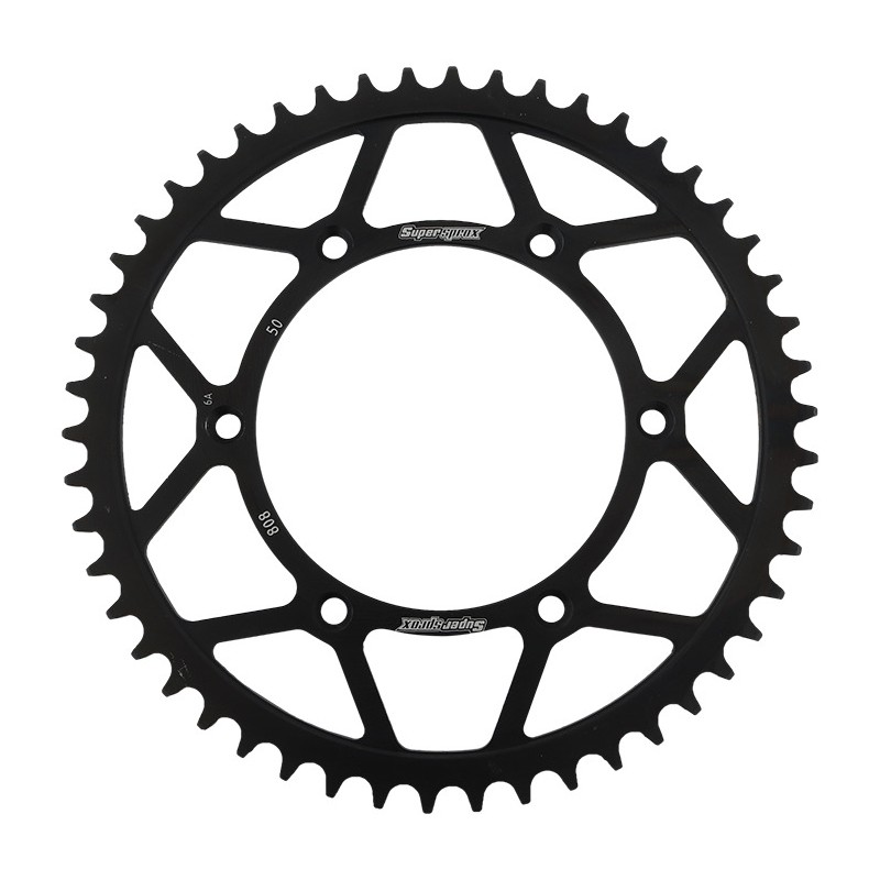 SUPERSPROX ZĘBATKA TYLNA 808 50 SUZUKI RM/RMZ (JTR808.50) - KOLOR CZARNY STALOWA