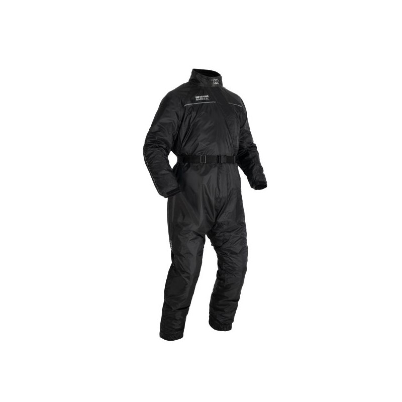 Kombinezon przeciwdeszczowy jednoczęściowy Oxford Rainseal czarny 4XL