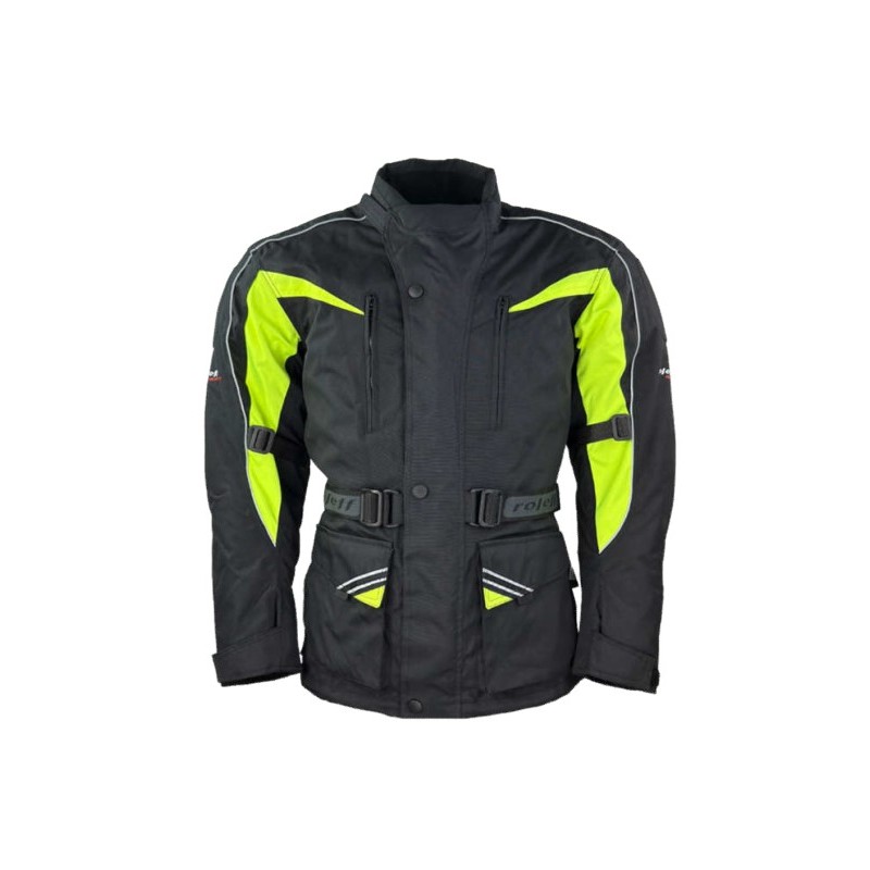 ROLEFF (2025) Kurtka Tekstylana Czarno-Żółta Fluo XL